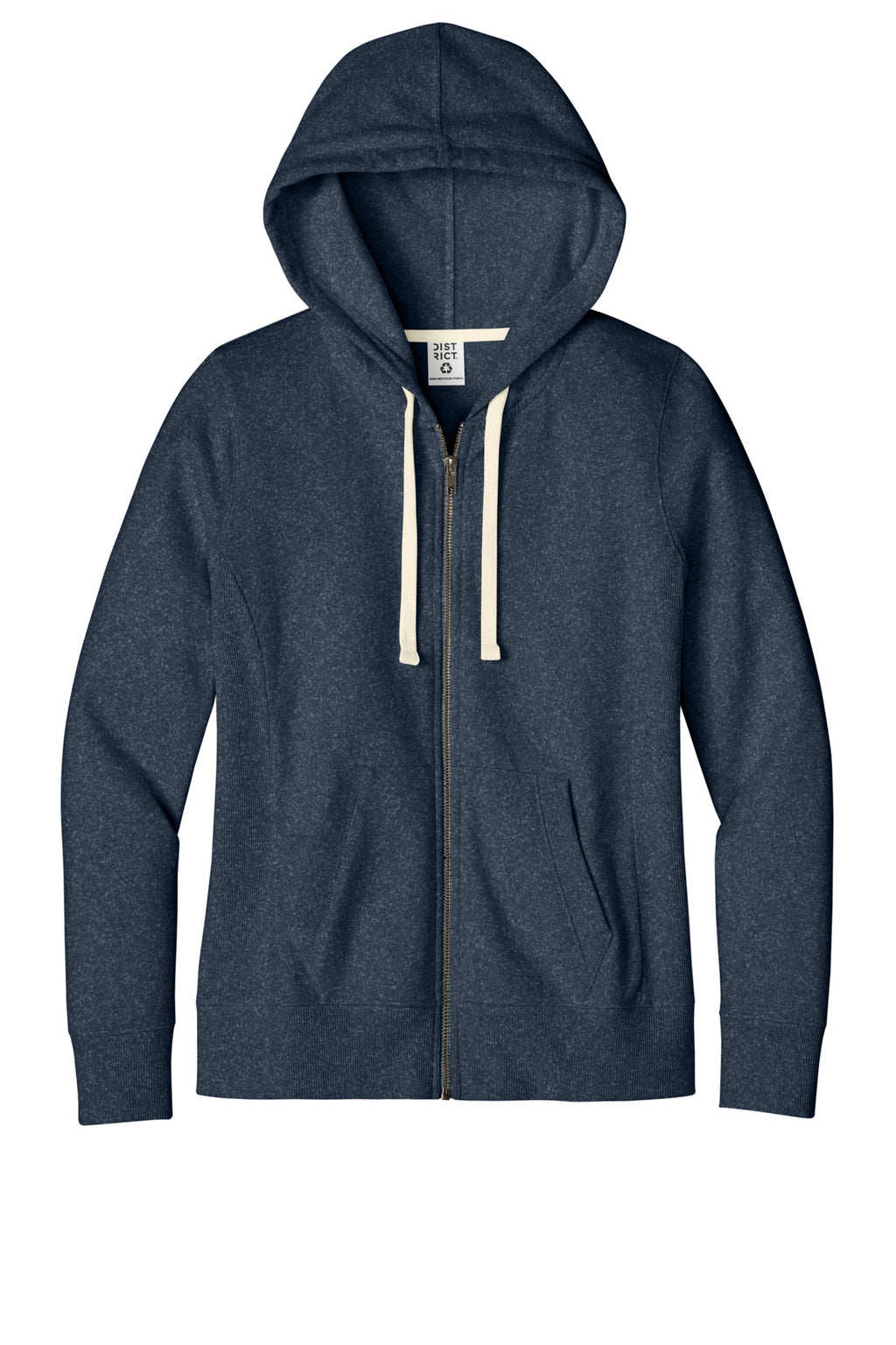 District DT8103 FleeceFull-Zip Hoodie