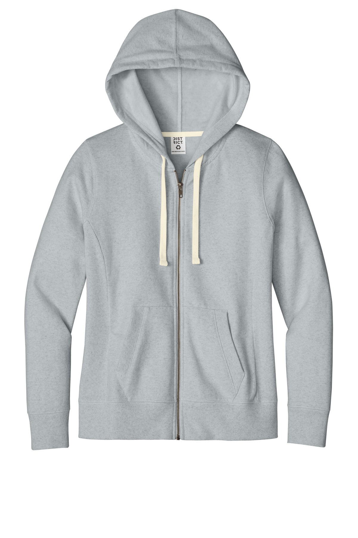 District DT8103 FleeceFull-Zip Hoodie