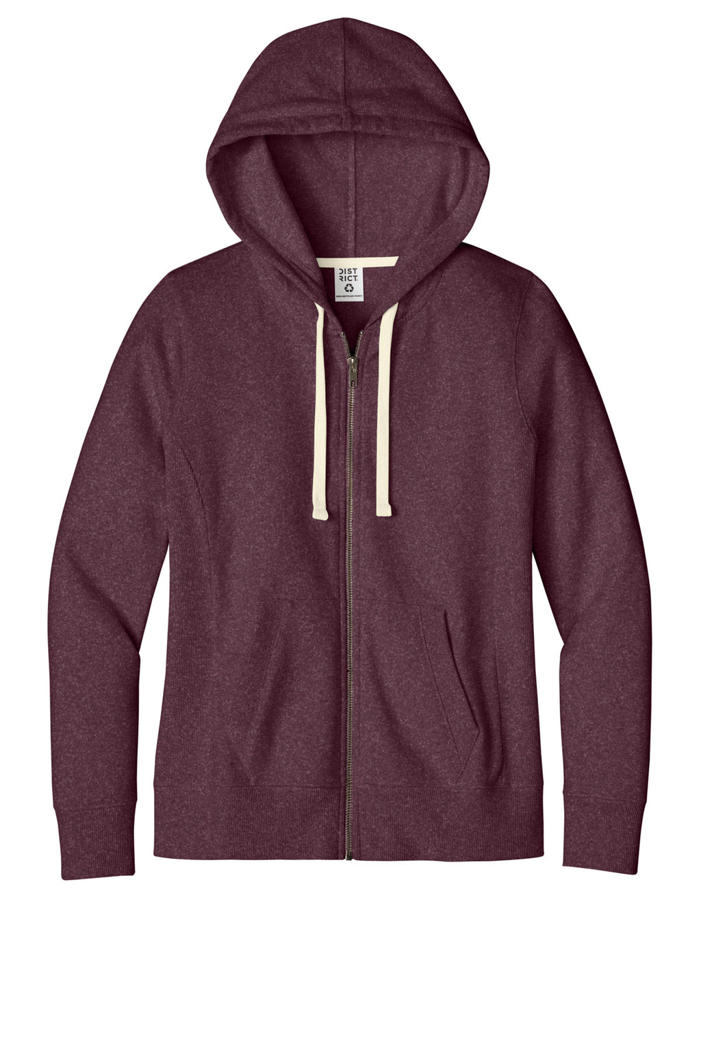 District DT8103 FleeceFull-Zip Hoodie
