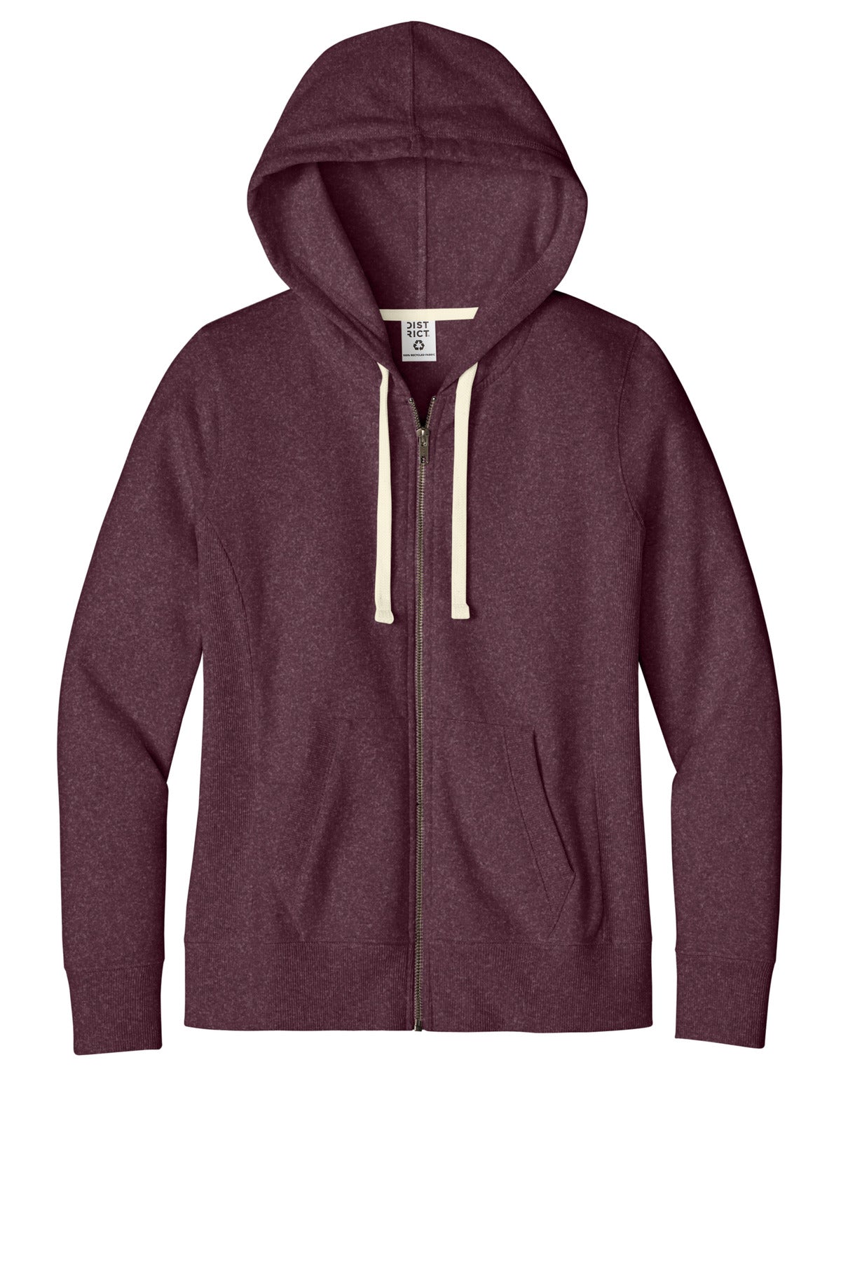 District DT8103 FleeceFull-Zip Hoodie