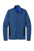 Eddie Bauer EB238 Zip Heather Stretch Fleece Jacket