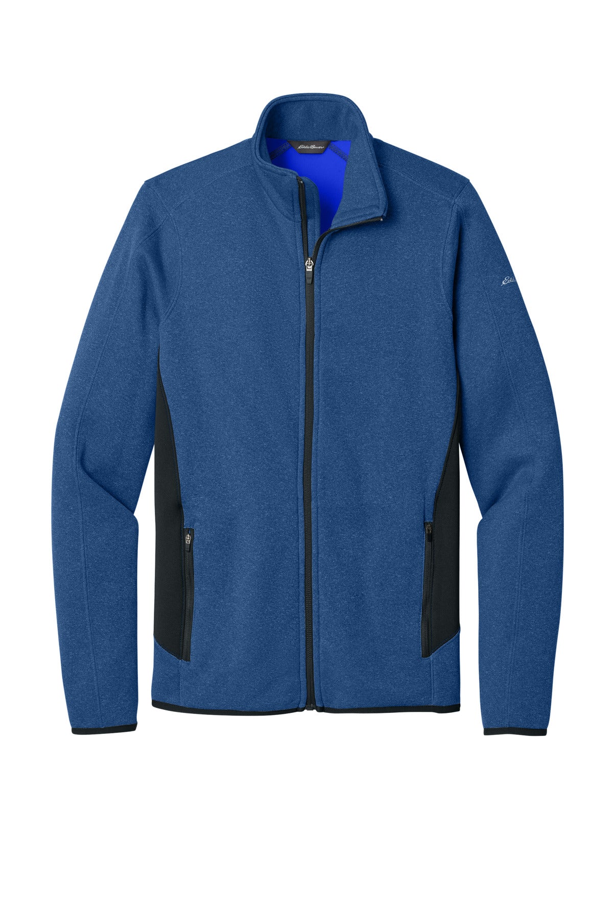 Eddie Bauer EB238 Zip Heather Stretch Fleece Jacket