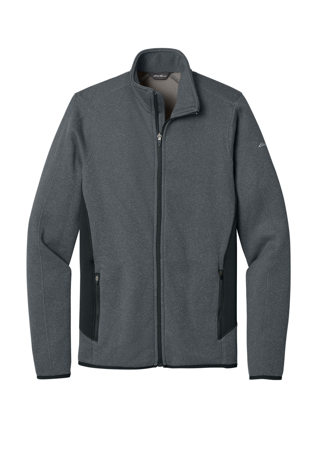 Eddie Bauer EB238 Zip Heather Stretch Fleece Jacket