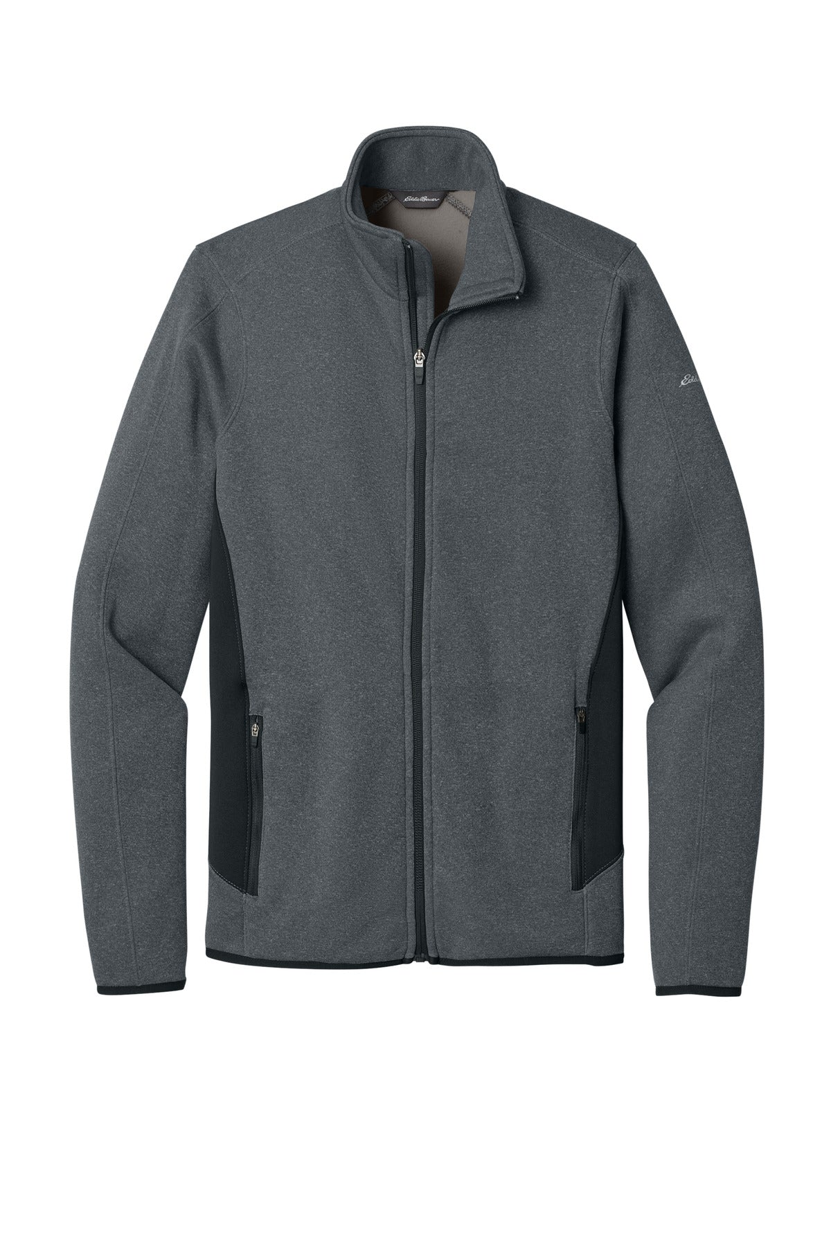 Eddie Bauer EB238 Zip Heather Stretch Fleece Jacket