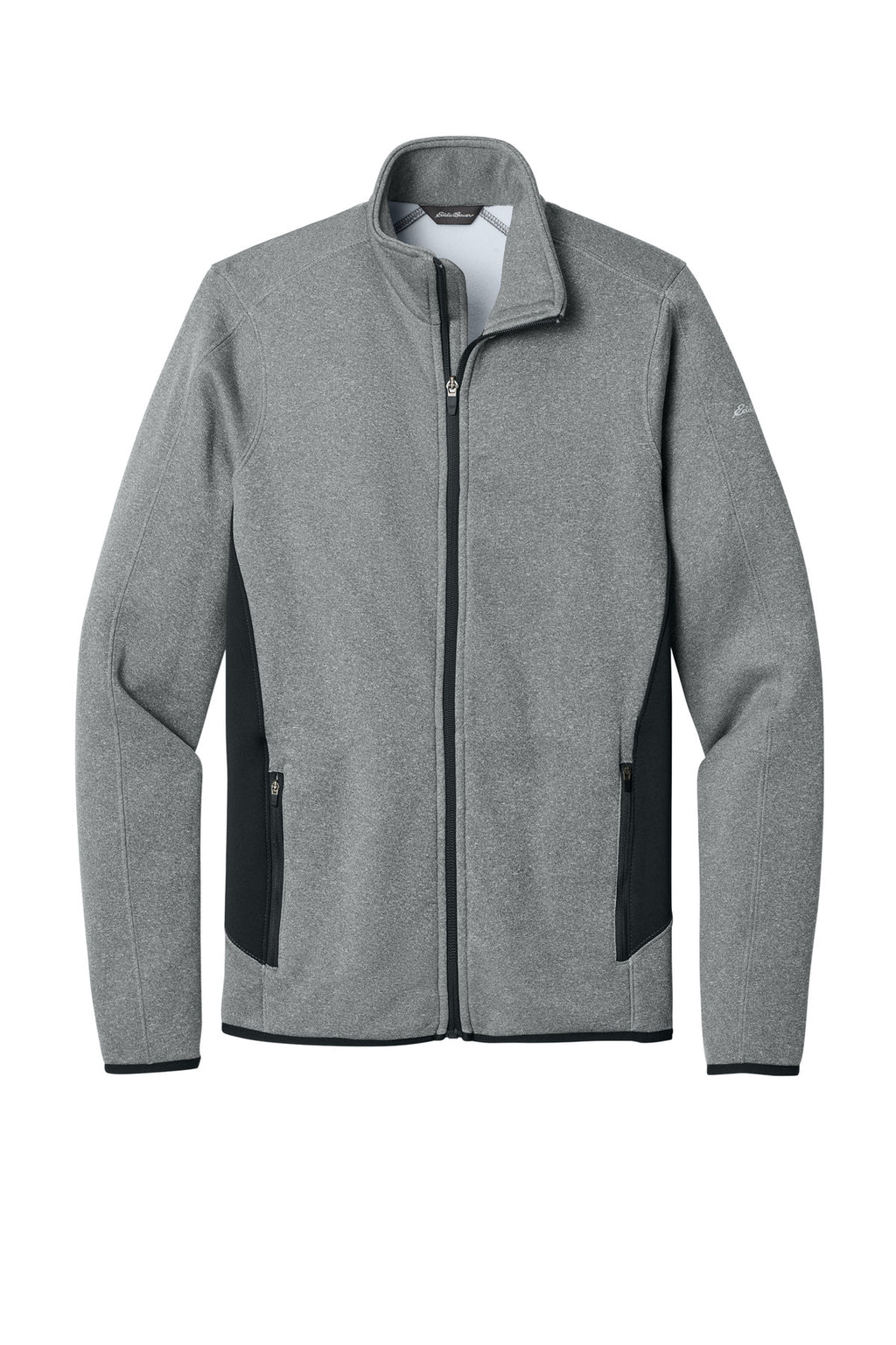 Eddie Bauer EB238 Zip Heather Stretch Fleece Jacket