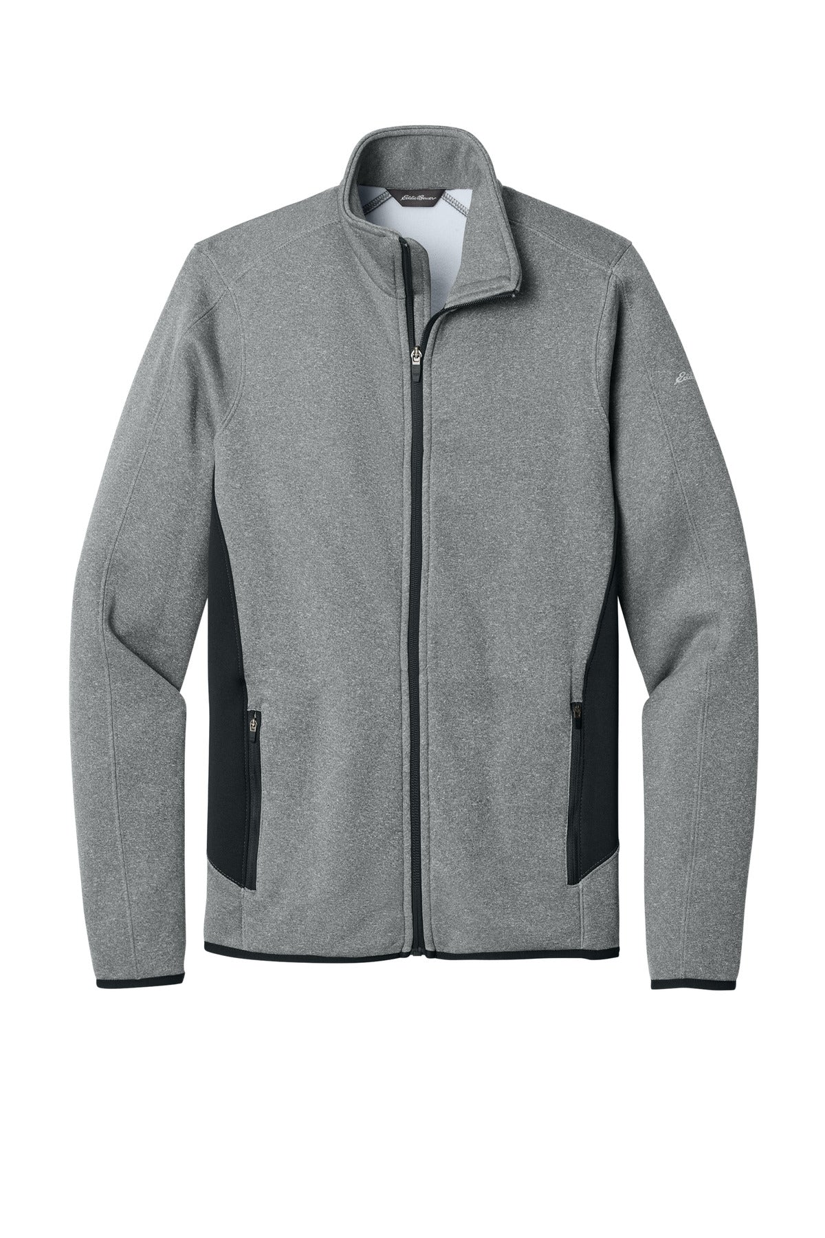 Eddie Bauer EB238 Zip Heather Stretch Fleece Jacket
