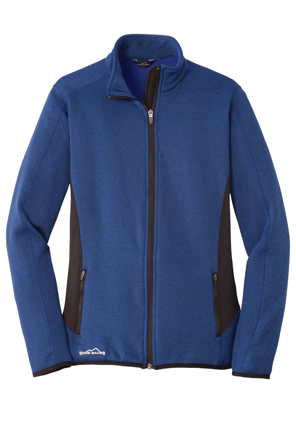 Eddie Bauer EB239 Zip Heather Stretch Fleece Jacket