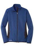 Eddie Bauer EB239 Zip Heather Stretch Fleece Jacket