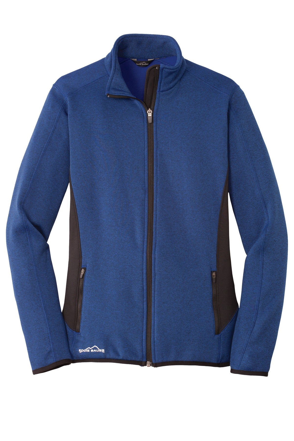 Eddie Bauer EB239 Zip Heather Stretch Fleece Jacket