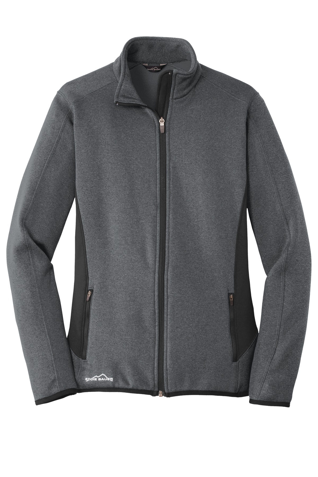 Eddie Bauer EB239 Zip Heather Stretch Fleece Jacket