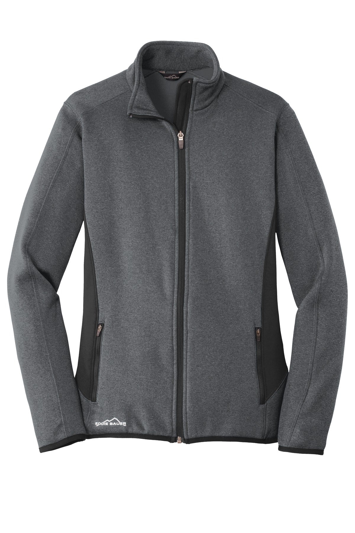 Eddie Bauer EB239 Zip Heather Stretch Fleece Jacket