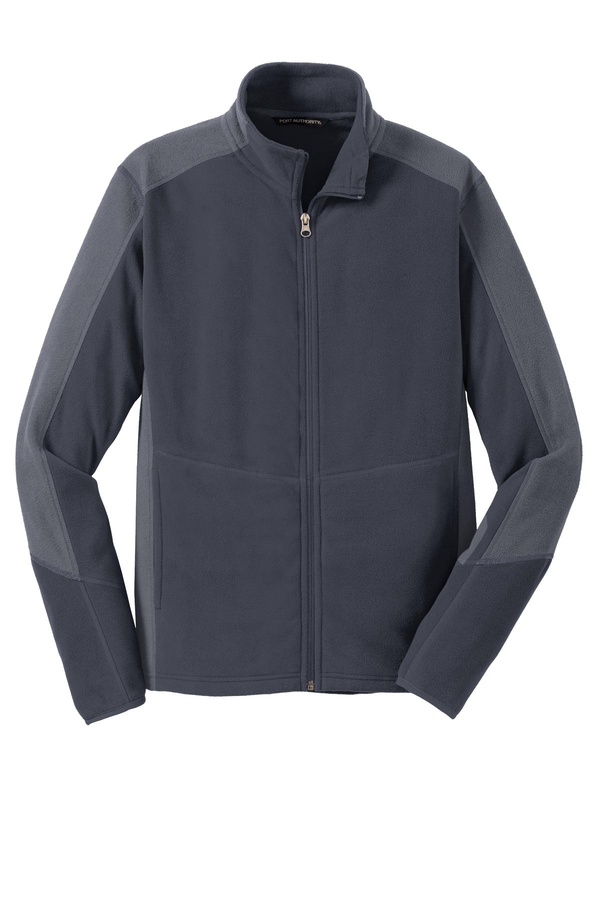Port Authority F230 DISCONTINUED Port Authority Colorblock Microfleece Jacket
