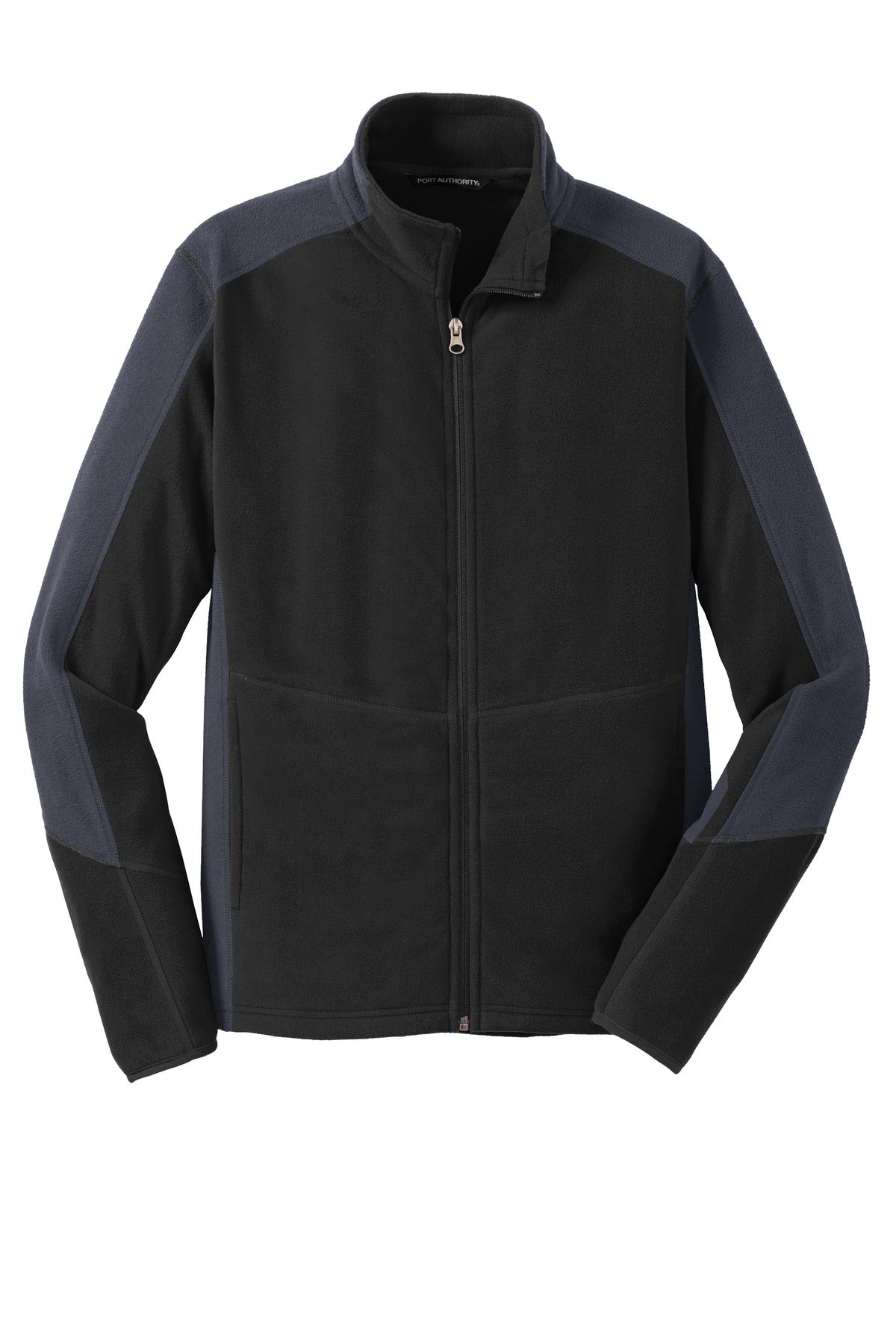Port Authority F230 DISCONTINUED Port Authority Colorblock Microfleece Jacket