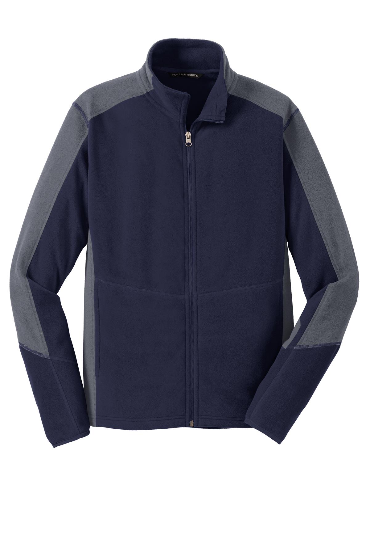 Port Authority F230 DISCONTINUED Port Authority Colorblock Microfleece Jacket