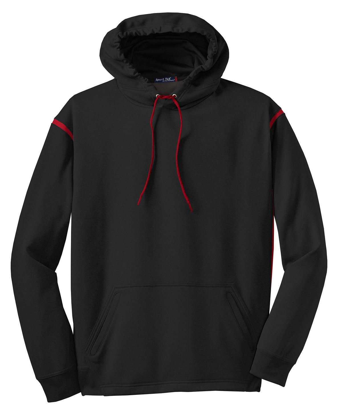 Sport-Tek F246 Tek Tech Fleece Colorblock Hooded Sweatshirt