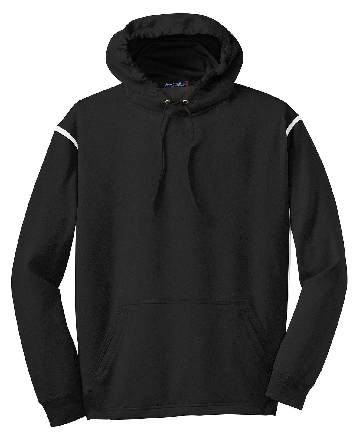 Sport-Tek F246 Tek Tech Fleece Colorblock Hooded Sweatshirt