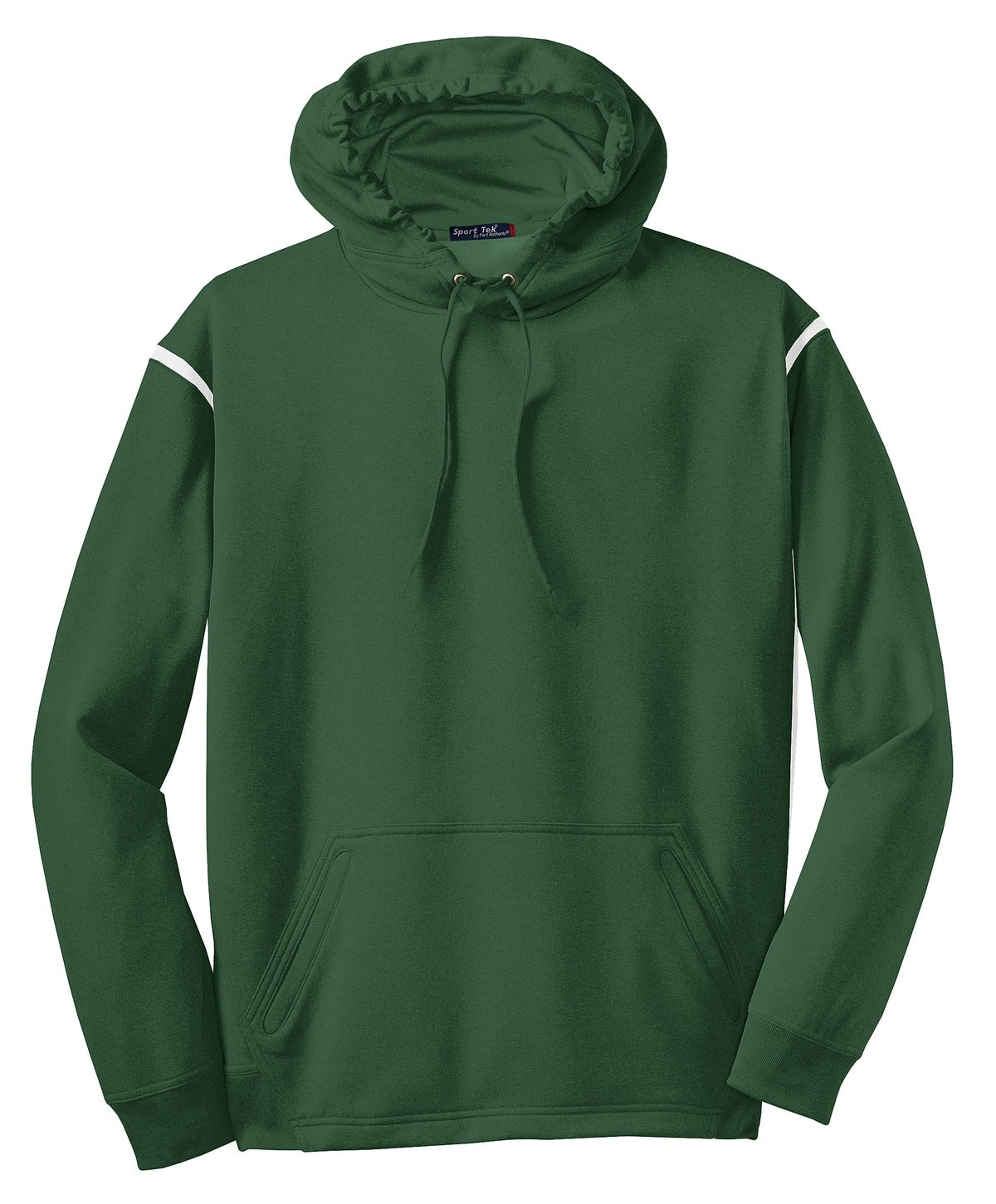 Sport-Tek F246 Tek Tech Fleece Colorblock Hooded Sweatshirt