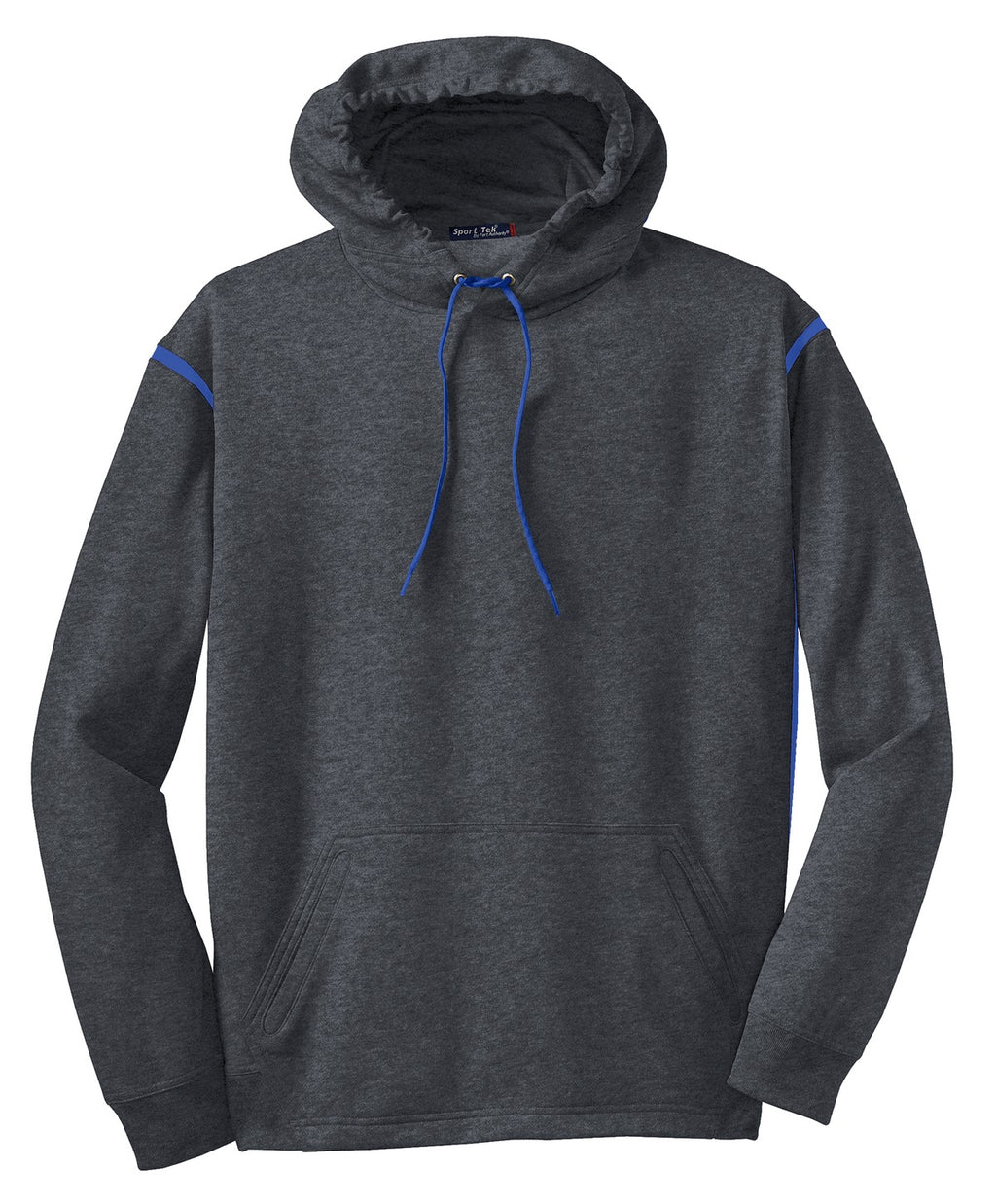Sport-Tek F246 Tek Tech Fleece Colorblock Hooded Sweatshirt
