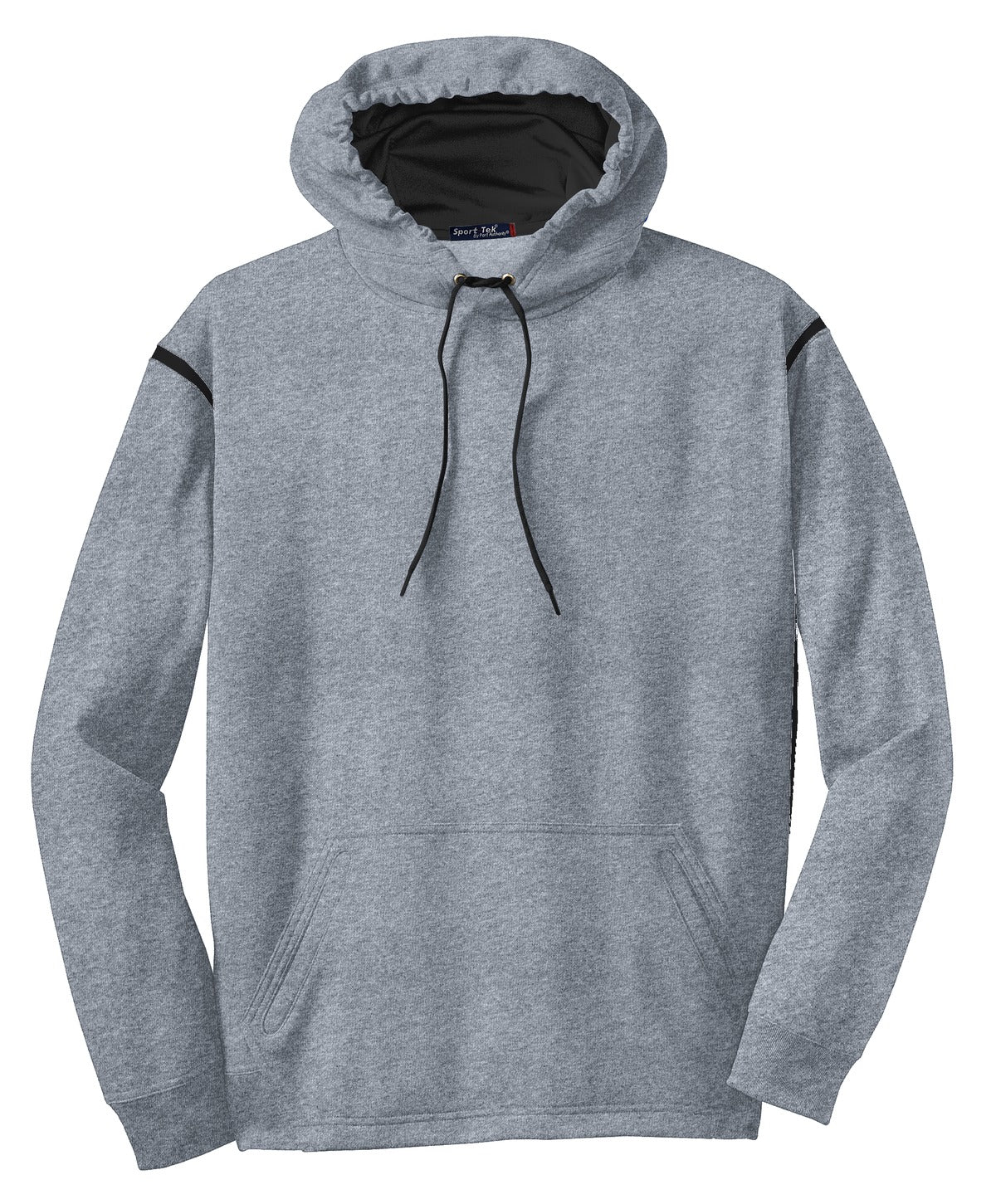 Sport-Tek F246 Tek Tech Fleece Colorblock Hooded Sweatshirt
