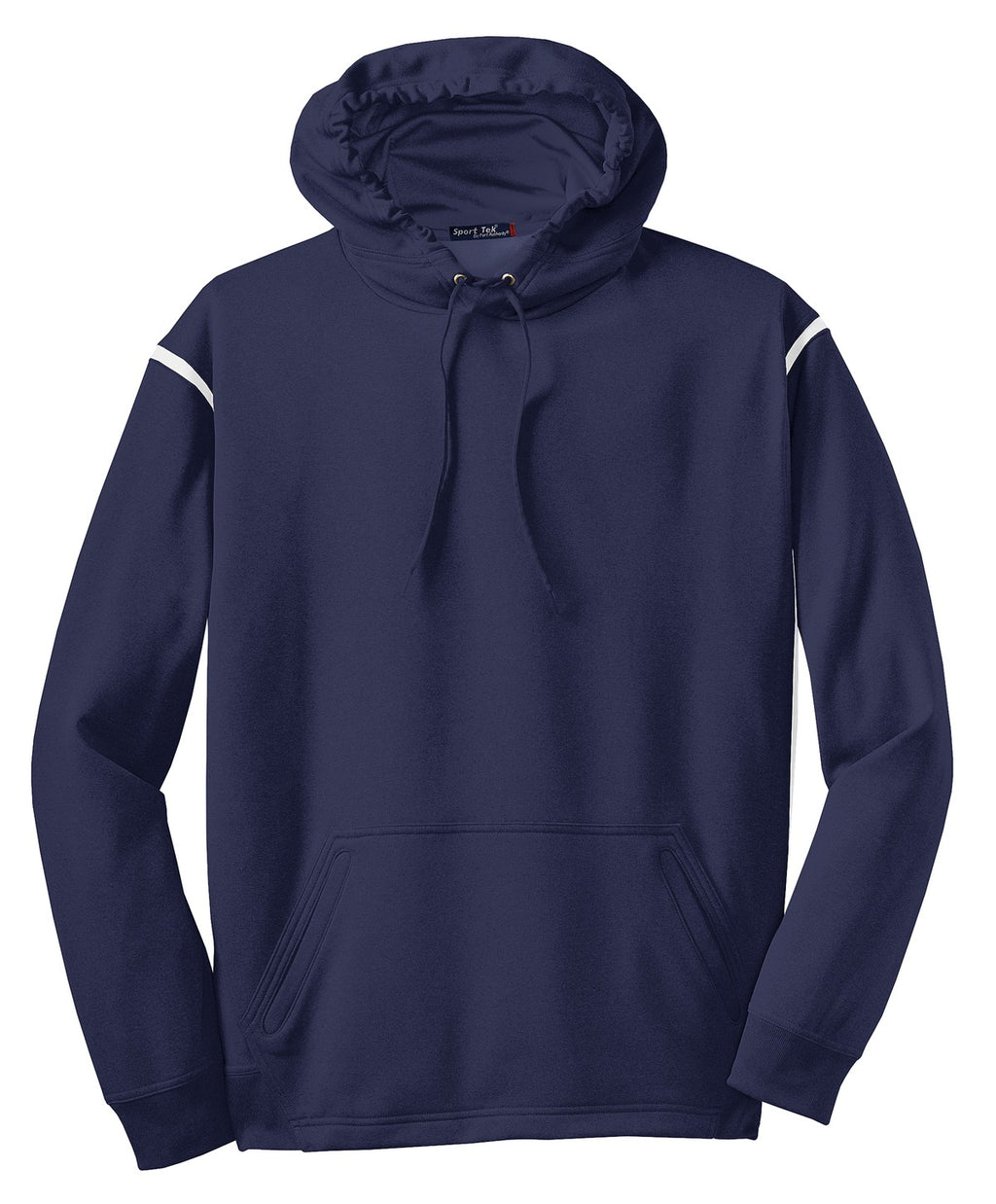 Sport-Tek F246 Tek Tech Fleece Colorblock Hooded Sweatshirt