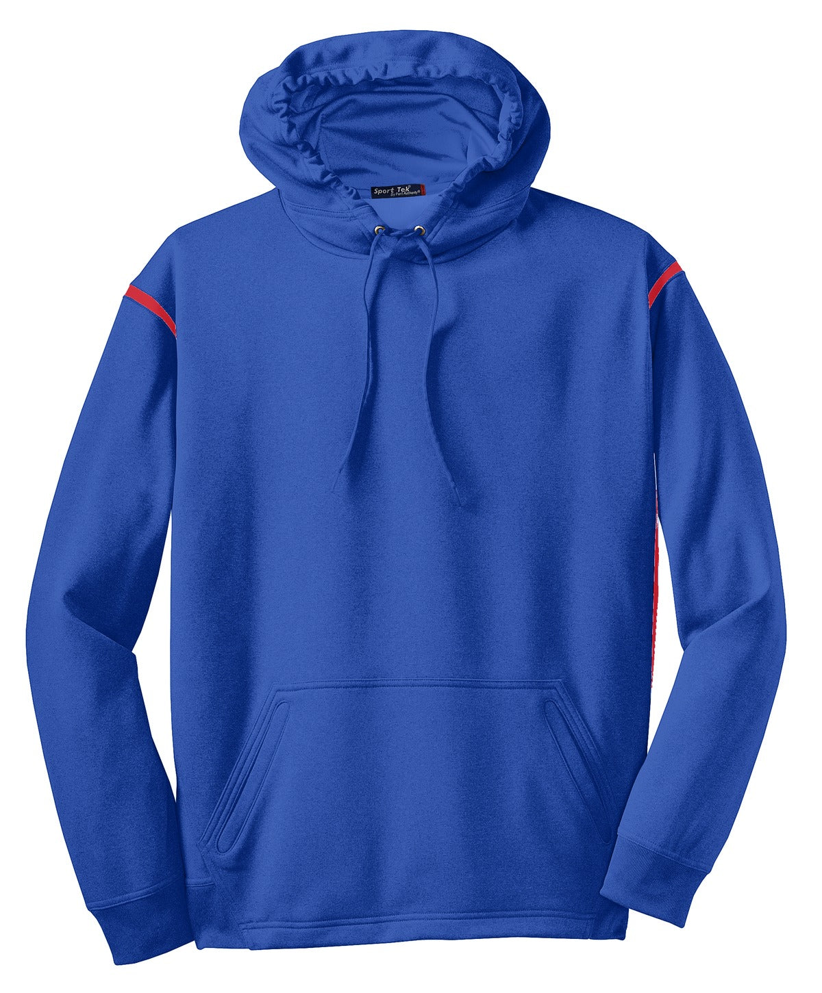 Sport-Tek TST246 Tek Tall Tech Fleece Colorblock  Hooded Sweatshirt