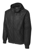 Sport-Tek JST53 Tek Embossed Hooded Wind Jacket
