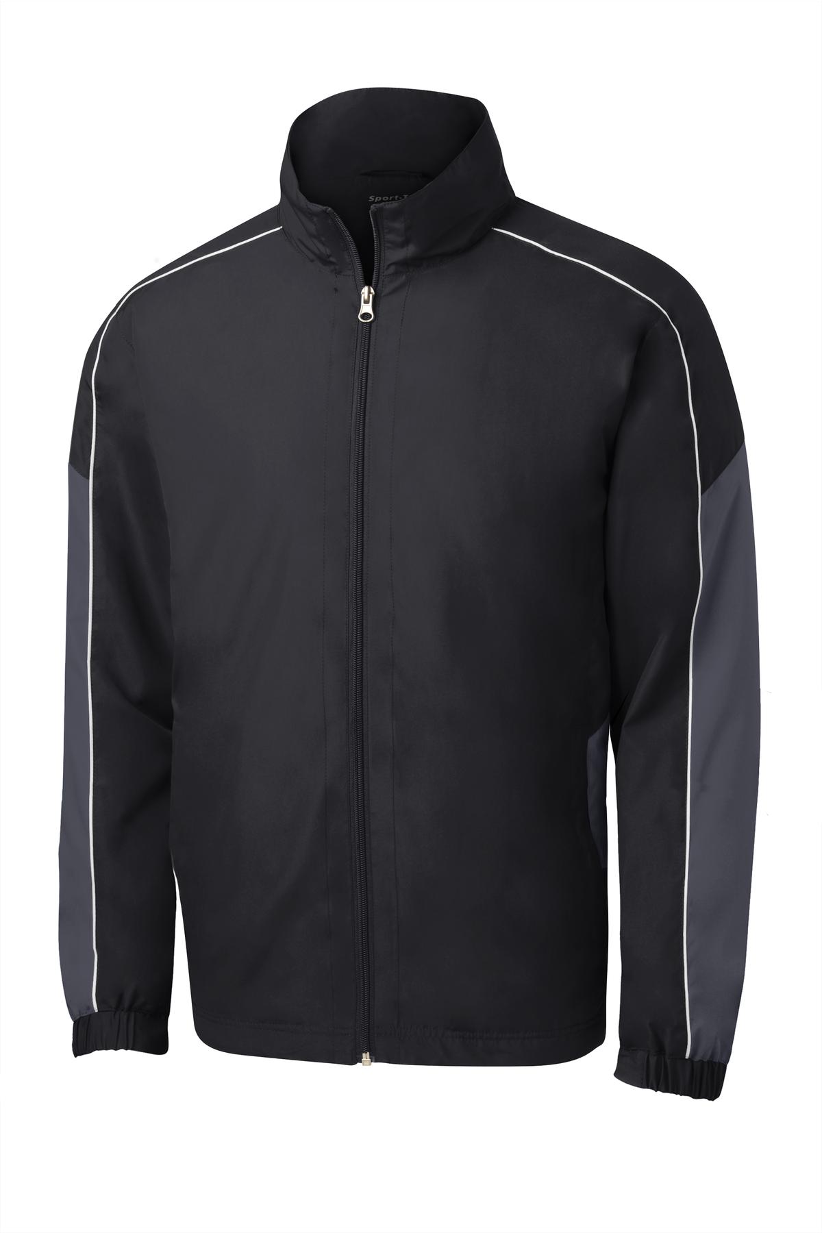 Sport-Tek JST61 Tek Piped Colorblock Wind Jacket