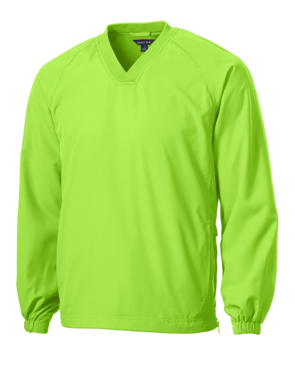 Sport-Tek JST72 Tek V-Neck Raglan Wind Shirt