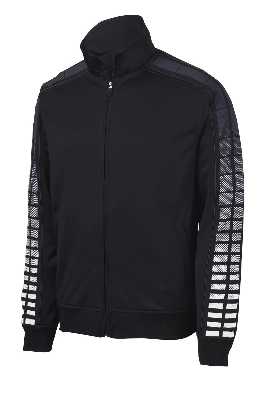 Sport-Tek JST93 Tek Dot Sublimation Tricot Track Jacket