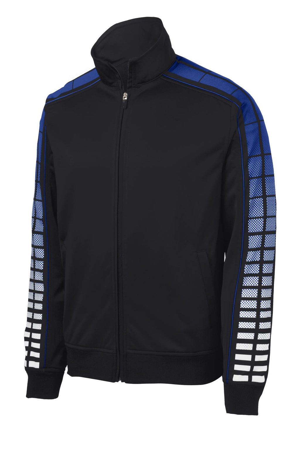 Sport-Tek JST93 Tek Dot Sublimation Tricot Track Jacket
