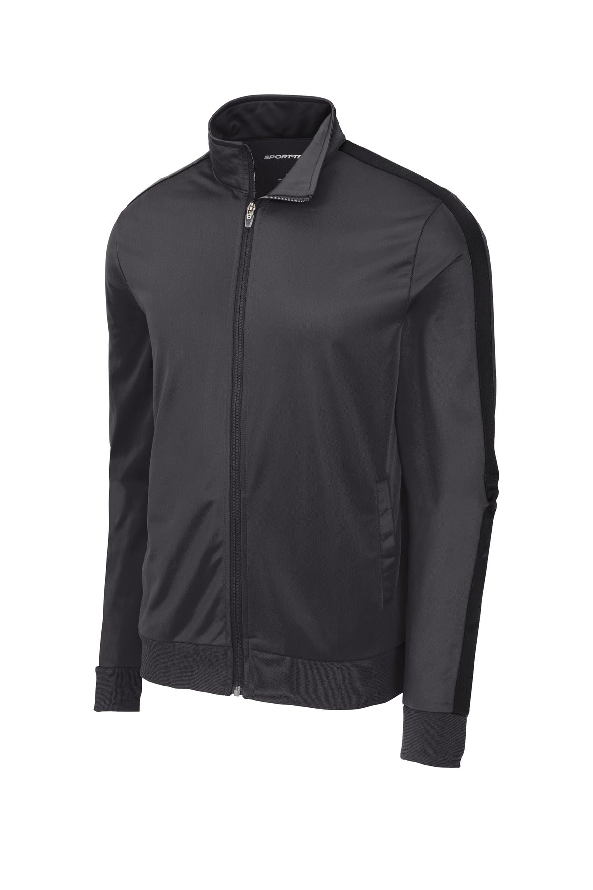 Sport-Tek JST94 Tek  Tricot Sleeve Stripe Track Jacket