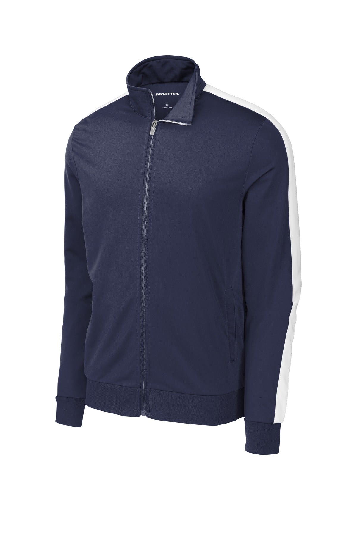Sport-Tek JST94 Tek  Tricot Sleeve Stripe Track Jacket