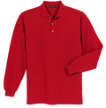 Port Authority K320 DISCONTINUED Port Authority Long Sleeve Heavyweight Cotton Pique Polo