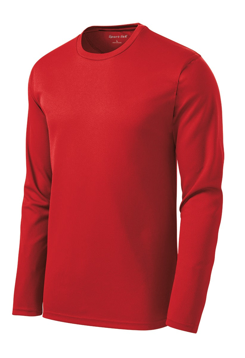 Sport-Tek K368 Tek Dri-Mesh Long Sleeve T-Shirt