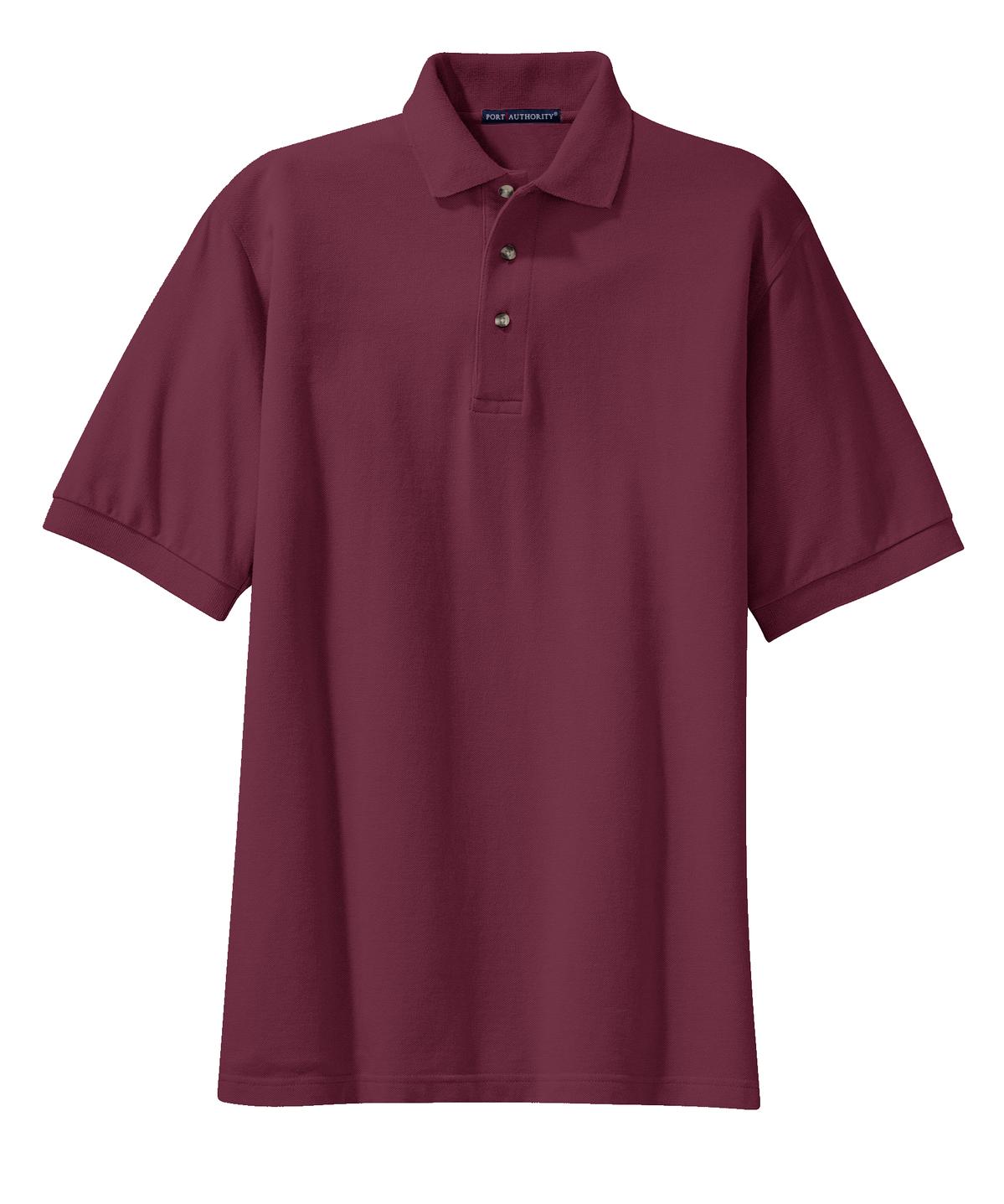 Port Authority K420 Port Authority Heavyweight Cotton Pique Polo