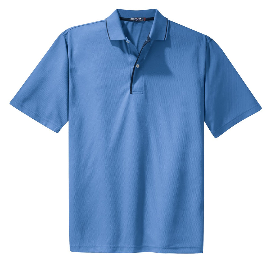 Sport-Tek K467 Tek Dri-Mesh Polo with Tipped Collar and Piping