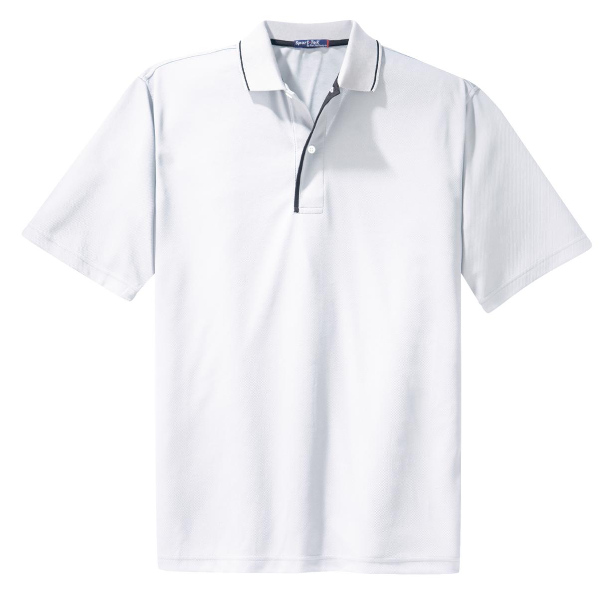 Sport-Tek K467 Tek Dri-Mesh Polo with Tipped Collar and Piping