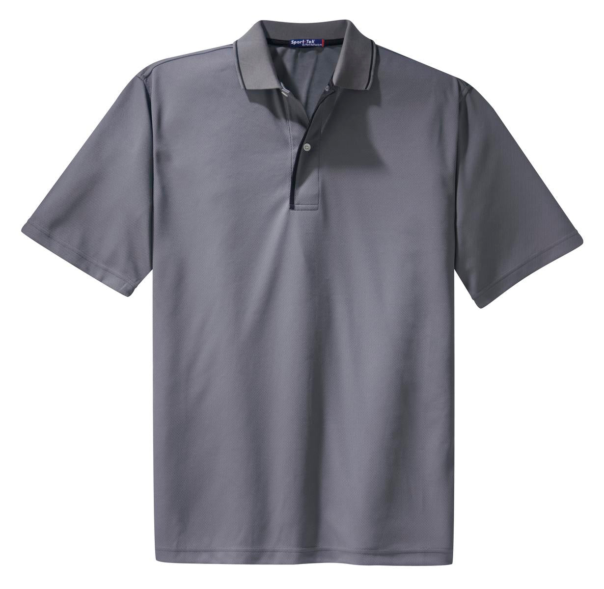Sport-Tek K467 Tek Dri-Mesh Polo with Tipped Collar and Piping