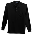 Port Authority K500LSP Port Authority Long Sleeve Silk Touch Polo with Pocket
