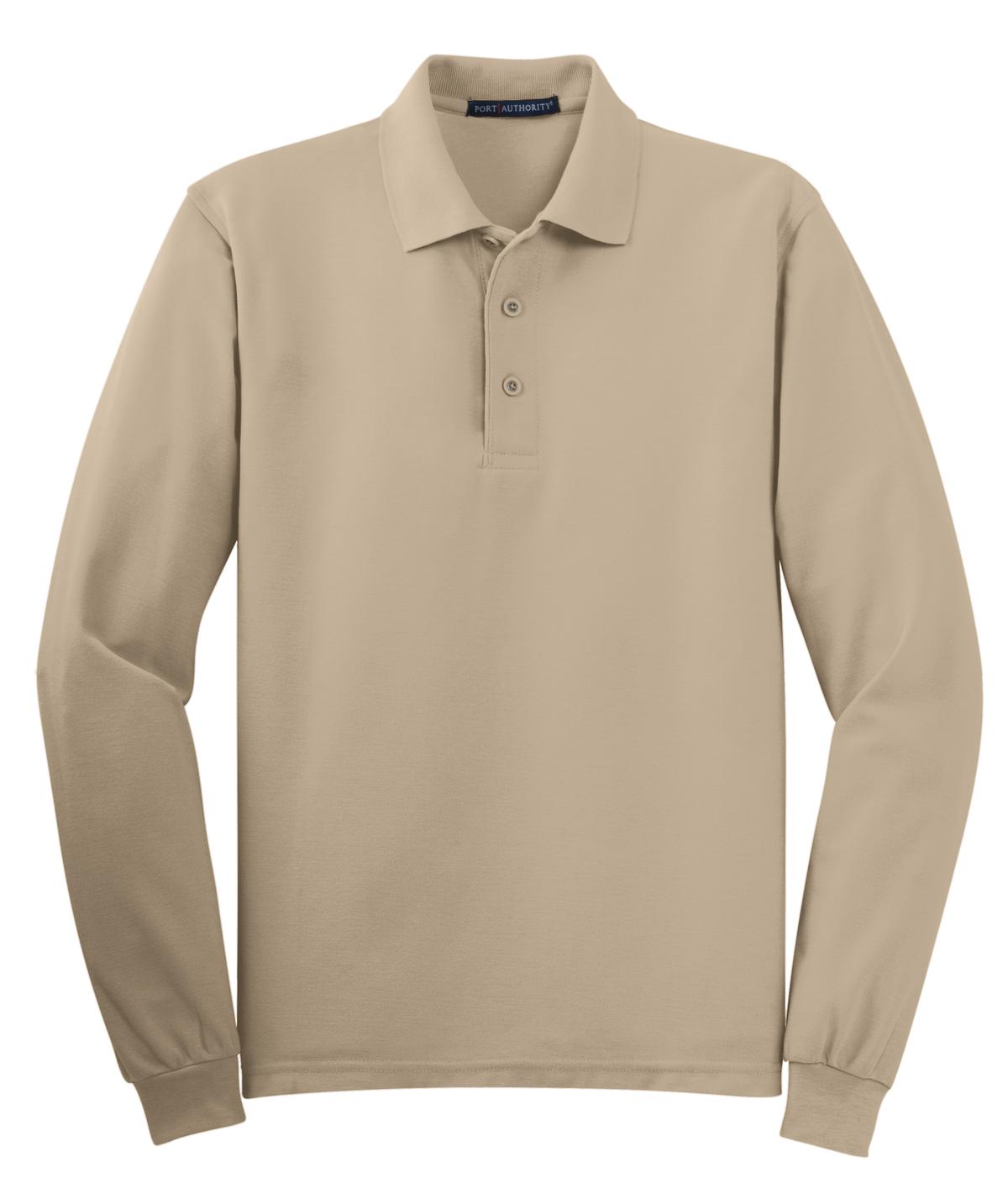 Port Authority K500LS Port Authority Silk Touch Long Sleeve Polo