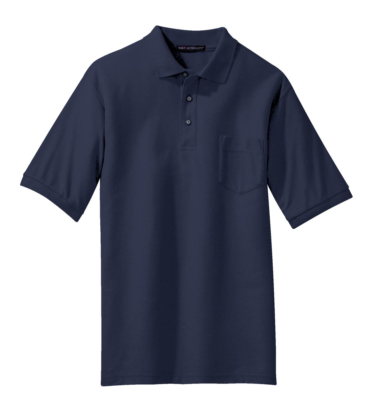 Port Authority K500P Port Authority Silk Touch Polo with Pocket