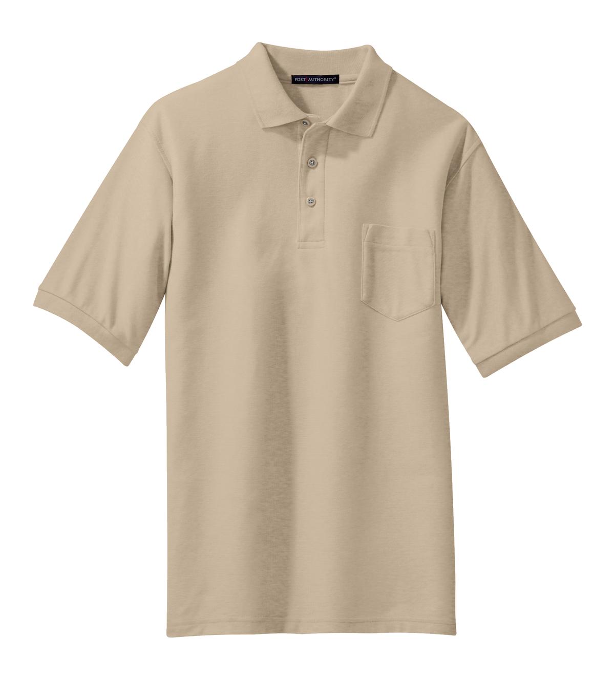 Port Authority K500P Port Authority Silk Touch Polo with Pocket