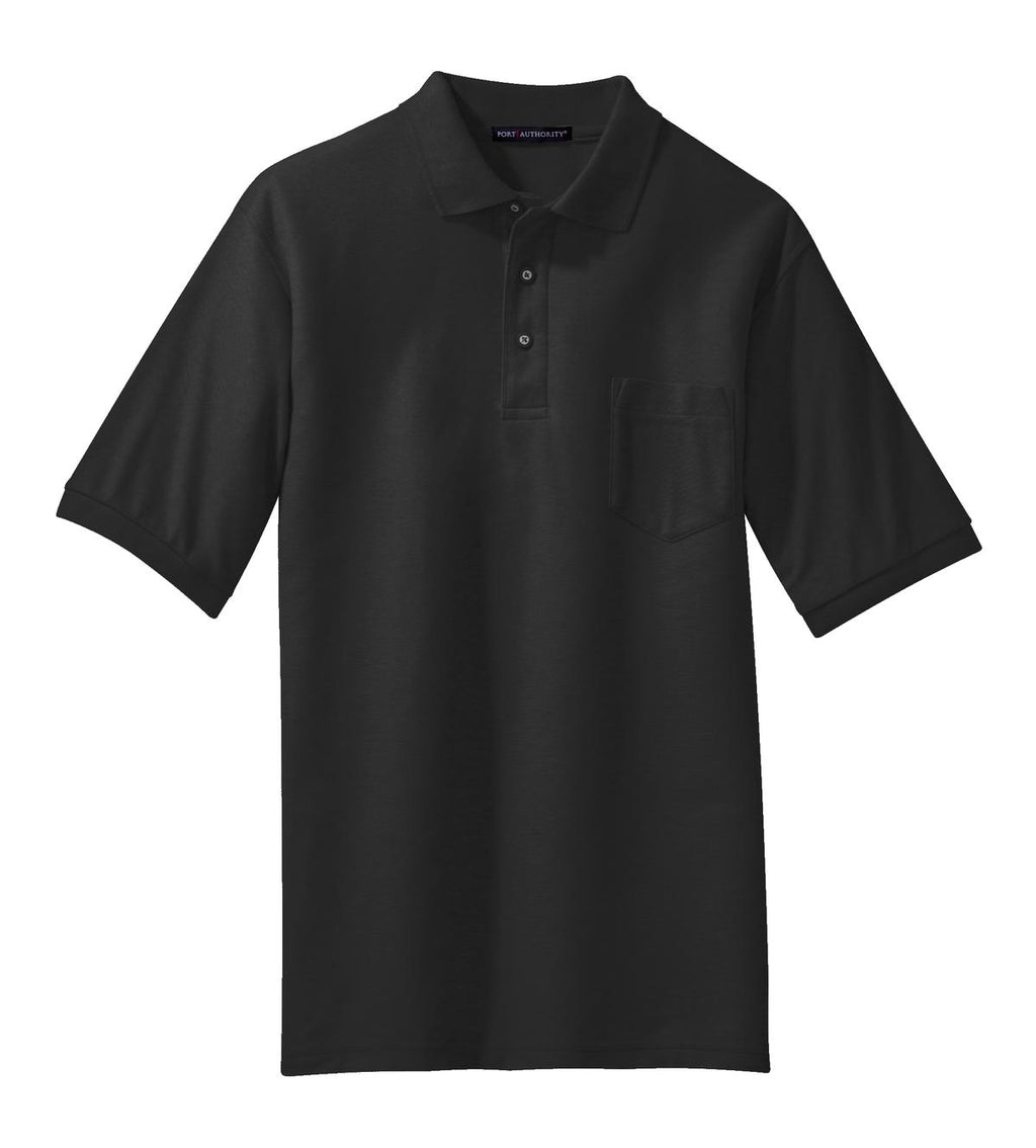 Port Authority K500P Port Authority Silk Touch Polo with Pocket