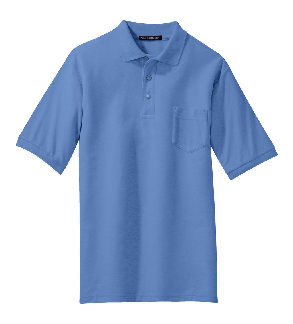 Port Authority K500P Port Authority Silk Touch Polo with Pocket