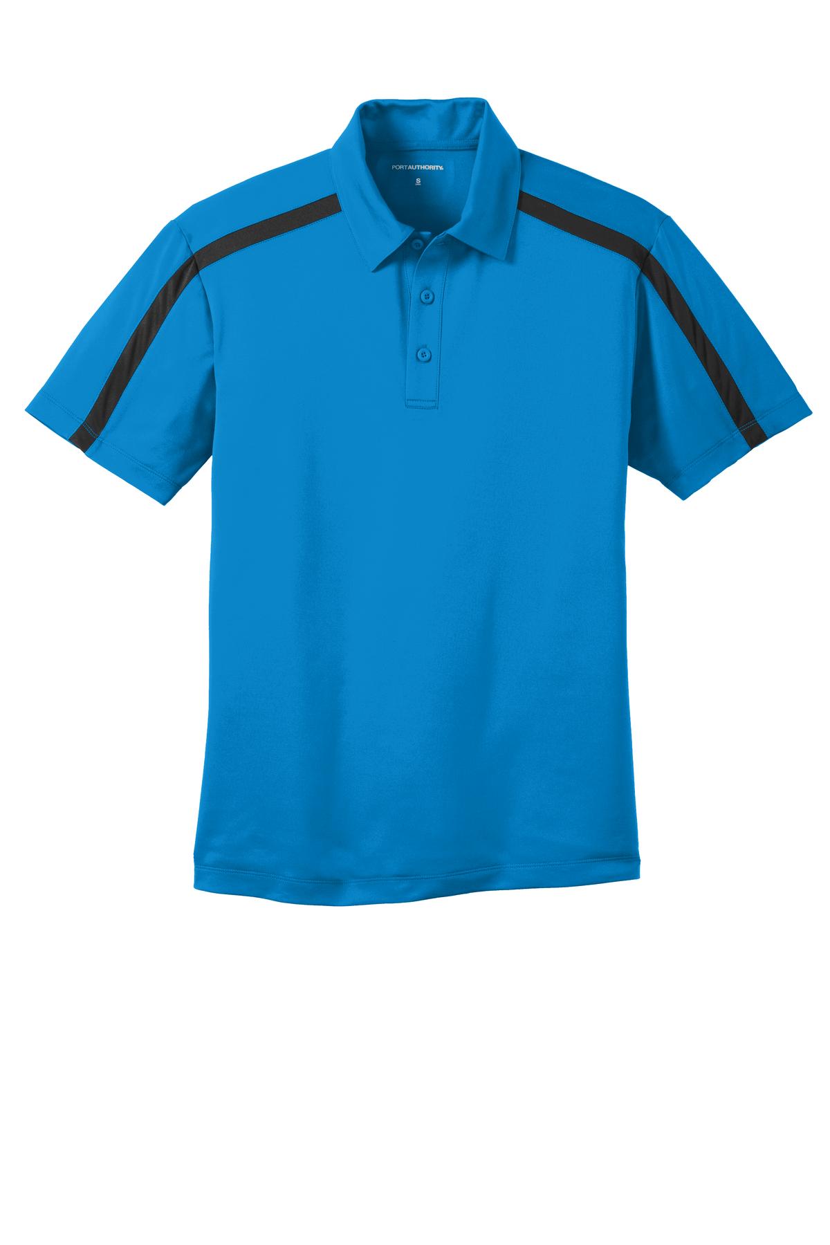 Port Authority K547 Port Authority Silk Touch Performance Colorblock Stripe Polo