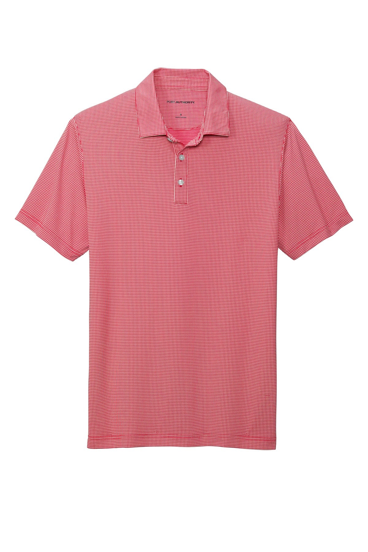 Port Authority K646 DISCONTINUED Port Authority  Gingham Polo