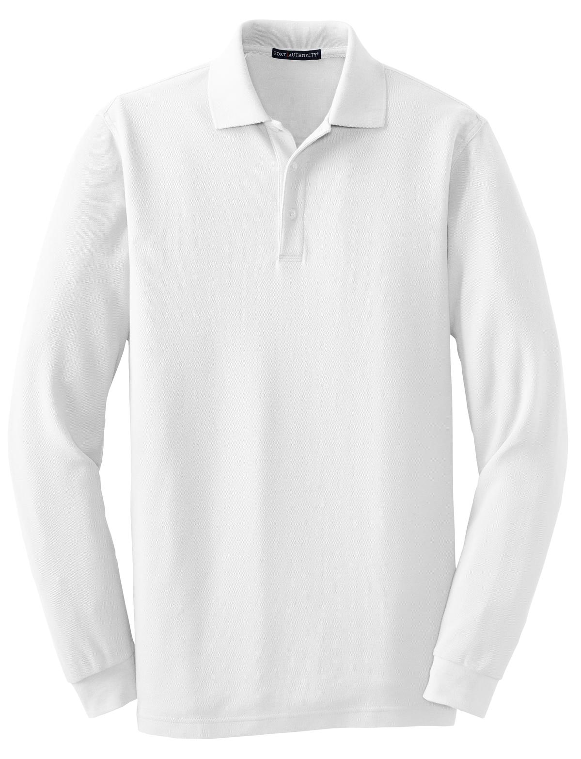 Port Authority K800LS DISCONTINUED Port Authority Long Sleeve EZCotton Pique Polo