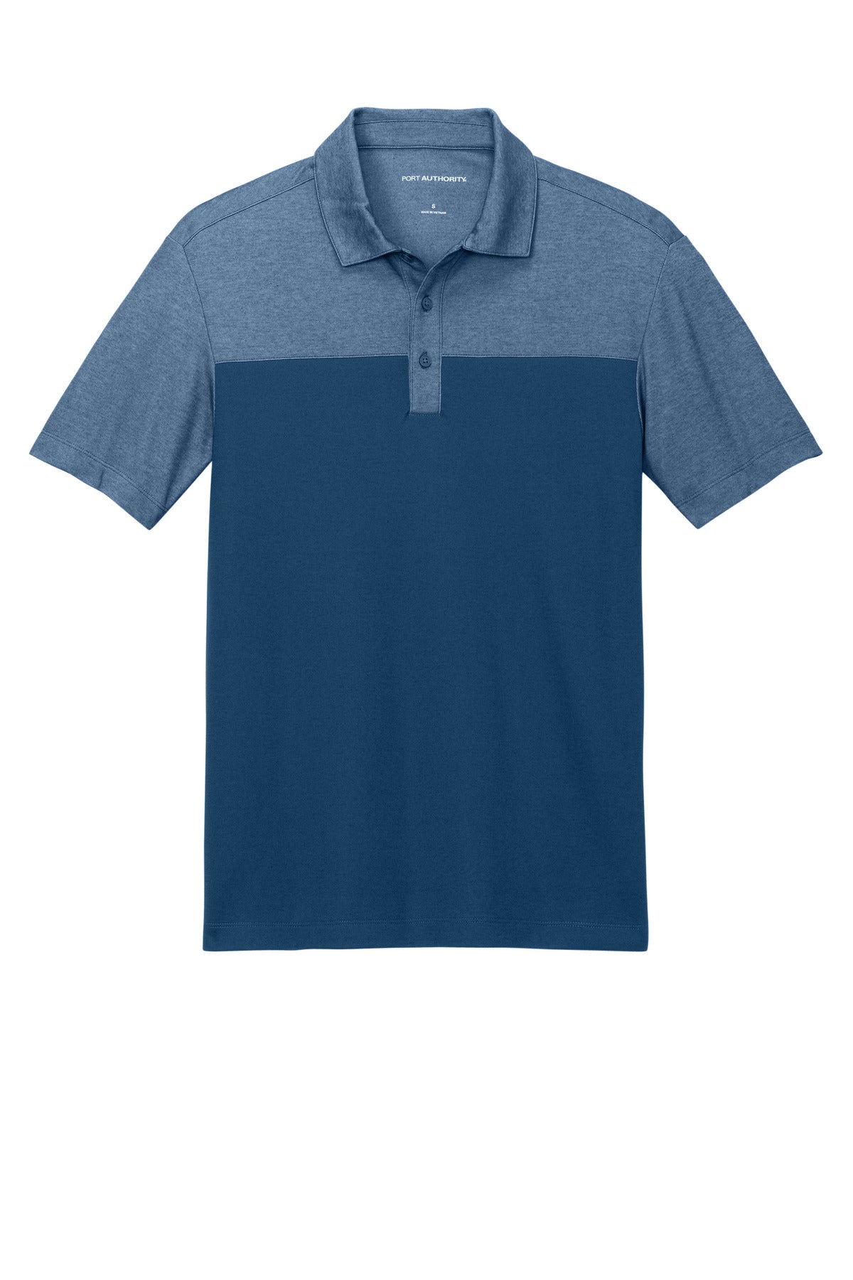 Port Authority K831 Port Authority Fine Pique Blend Blocked Polo