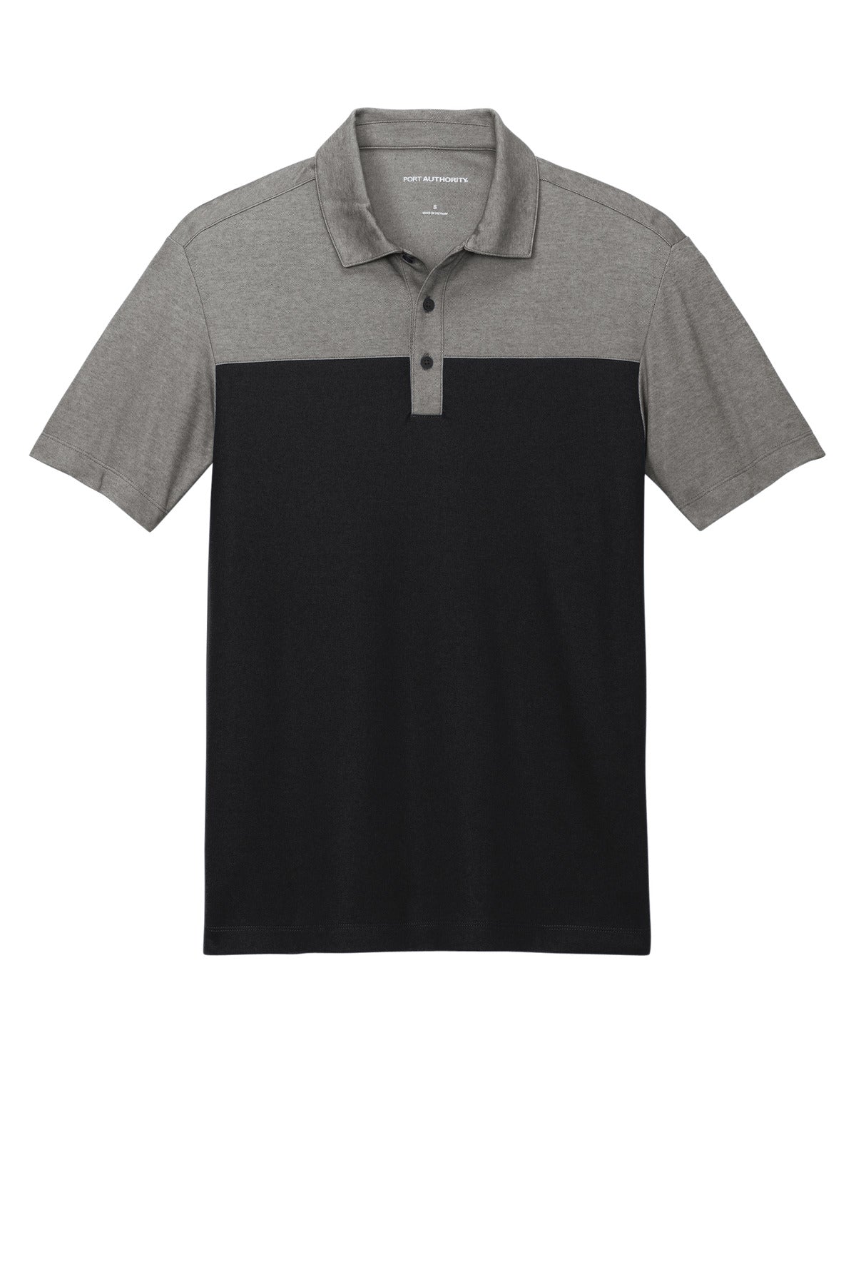 Port Authority K831 Port Authority Fine Pique Blend Blocked Polo