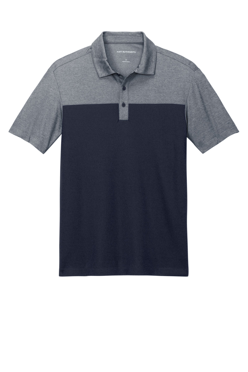Port Authority K831 Port Authority Fine Pique Blend Blocked Polo